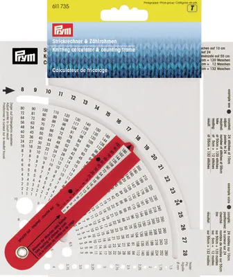 Prym Knitting calculator and counting frame