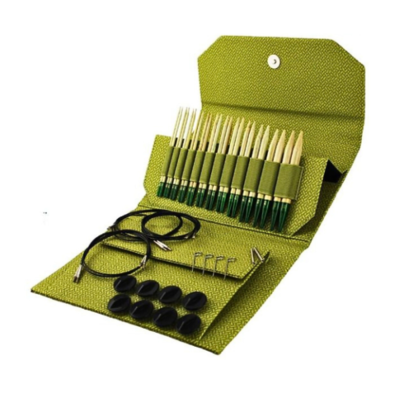 LYKKE Interchangeable Circular Needle Set Grove, Green, 3.5"