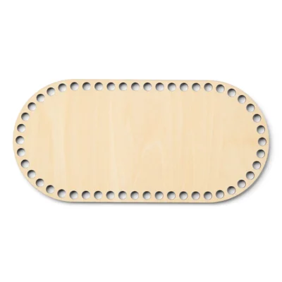 LindeHobby Bag Base, Oval, Plywood