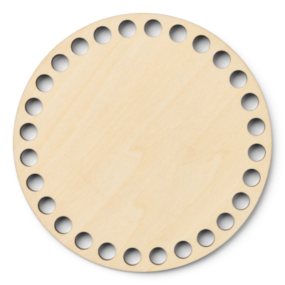 LindeHobby Bag Base, Round, Plywood