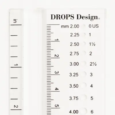 DROPS Knitting Gauge (2.00-12.00 mm)