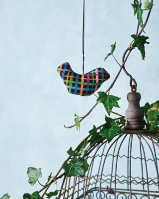 Embroidery Kit Plaid 10 x 6 cm / 3.94 x 2.36 in