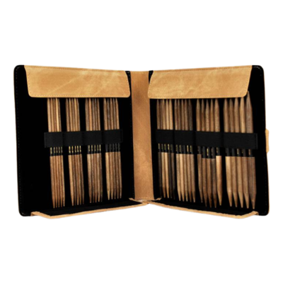 LYKKE Double-Pointed Needle Set Umber, Tan, 6" (US 6-13)