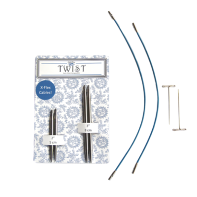 ChiaoGoo Interchangeable Circular Needles TWIST Short Combo Pack