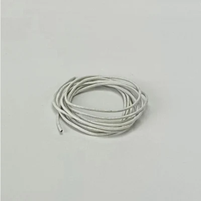 HobbyArts Leather Cord, 1 m, White