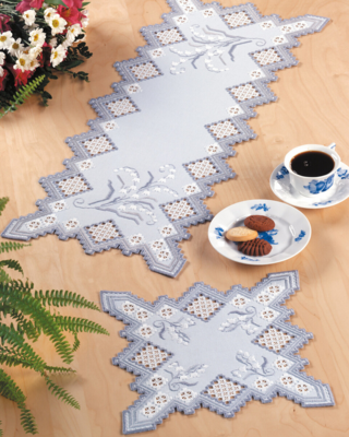 Embroidery Kit Hardanger 29 x 29 cm / 11.42 x 11.42 in