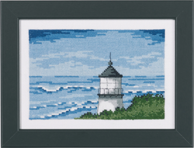 Embroidery Kit Lighthouse 18 x 13 cm / 7 x 5 in
