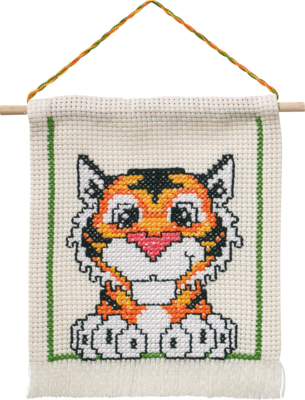 Embroidery Kit MFK Tiger M 5119/18 16 x 18 cm / 6.30 x 7.09 in