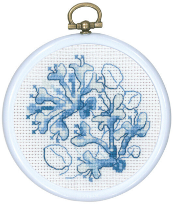 Embroidery Kit Blue Honeysuckle 8 Ø / 3.15 in dia.