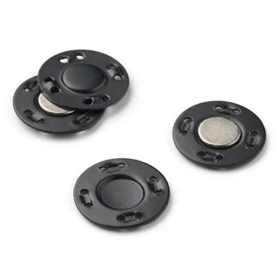 LindeHobby Magnetic Buttons, Black, 20 mm, 2 sets