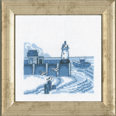 Embroidery Kit The Lighthouse R5995 12 x 12 cm / 5 x 5 in