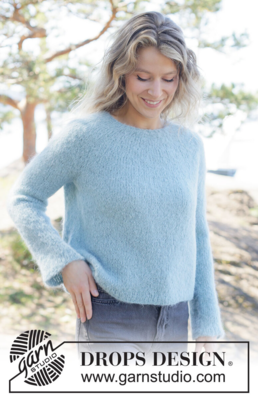 263-24 Tide Song Sweater by DROPS Design