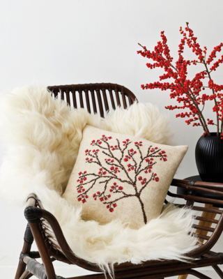 Embroidery Kit Winter Weather 40 x 40 cm / 16 x 16 in