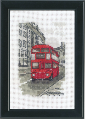 Embroidery Kit London 10 x 15 cm / 3.94 x 5.91 in