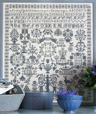 Embroidery Kit Name Cloth 55 x 58 cm / 21.65 x 22.83 in