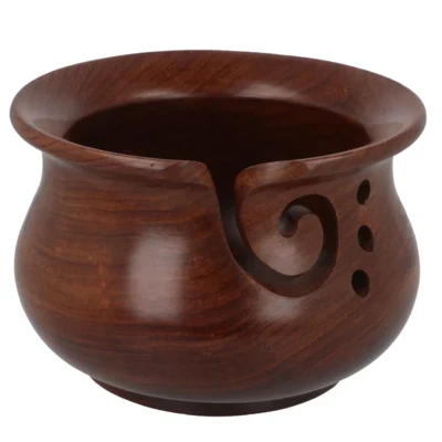 Scheepjes Yarn Bowl, Rosewood, 5.9''x3.9'' (15x10 cm)