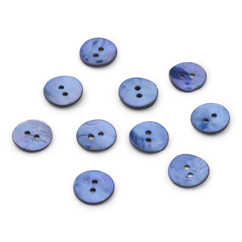 HobbyArts Mother of pearl buttons 15 mm, 10 pcs