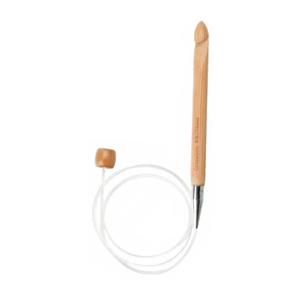 【アホ】B.P. Bait Chico Long チコロング ChiaoGoo Tunisian Crochet Hook Patina Bamboo, Flexible (60 and 80