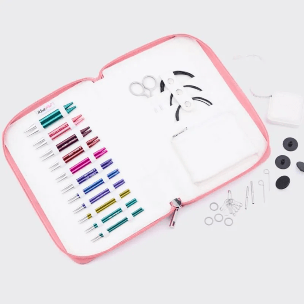 KnitPro Zing Special Interchangeable Circular Needle Set, Regal, 4